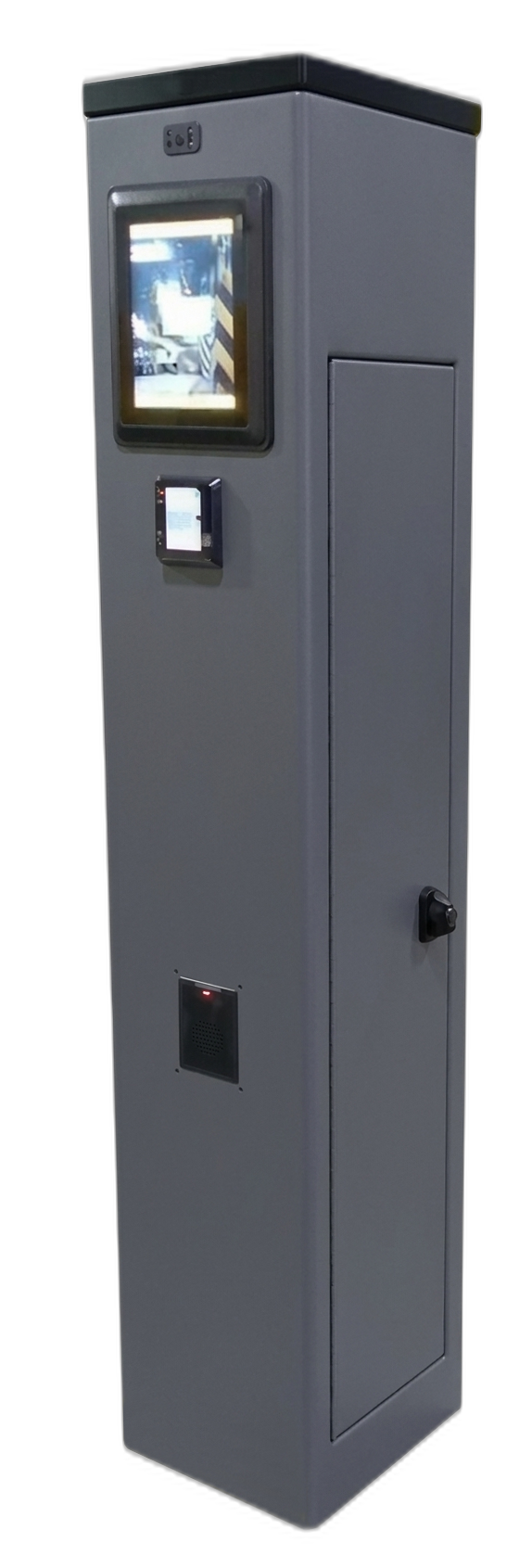 Automated Machines entry console with 8-inch 1000-nit LCD display for parking facilities